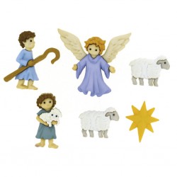 Decorative Buttons - The Good Shepherd
